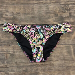Victoria’s Secret Paisley Bikini Bottoms Ruched S